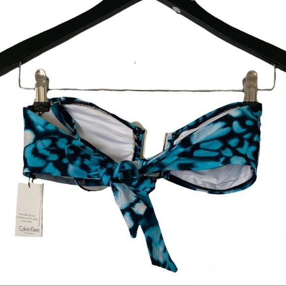 🆕 CK Swim: Strapless Bikini Top With Detachable Straps - Picture 8 of 15